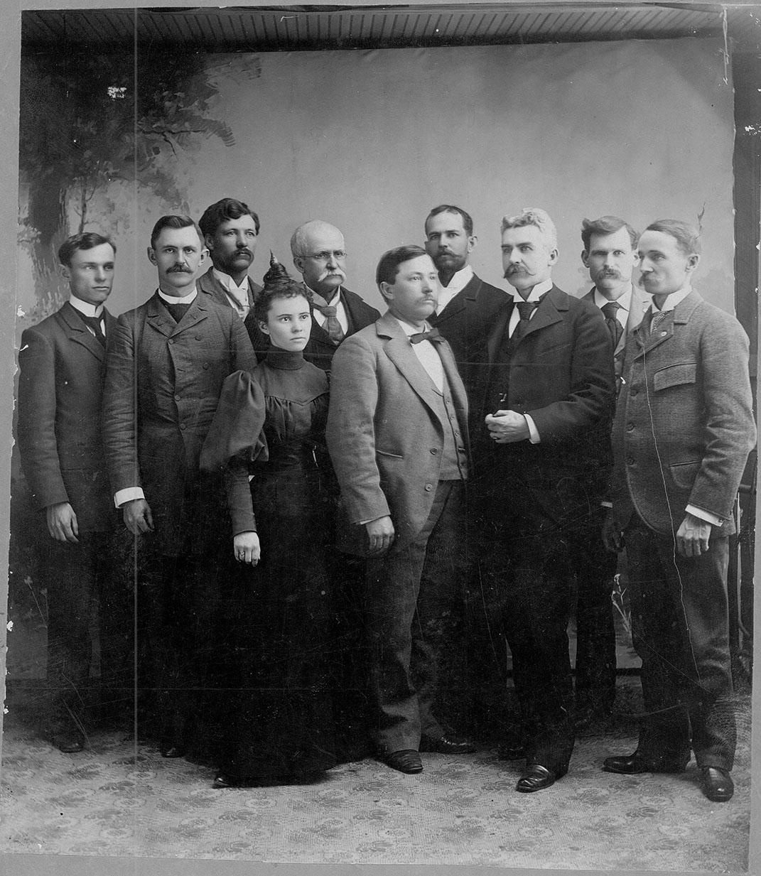 First photographed gathering at the Central Building First photographed gathering at the Central Building