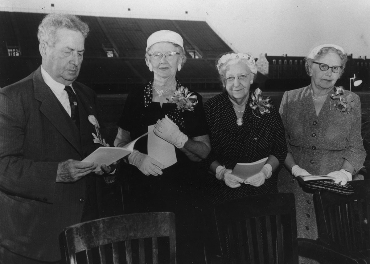 First female graduate and alumni meeting First female graduate and alumni meeting