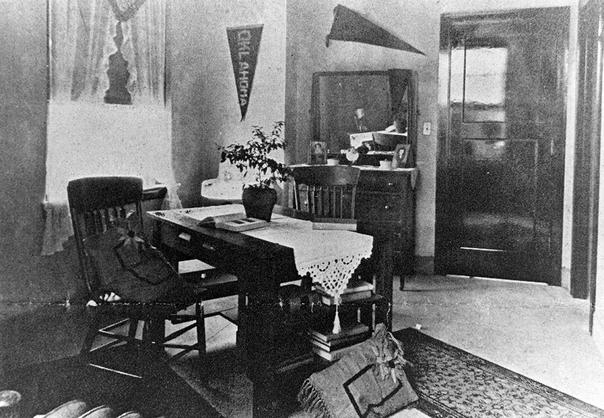 First dormitories on campus occupied First dormitories on campus occupied