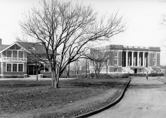 The President's home on campus