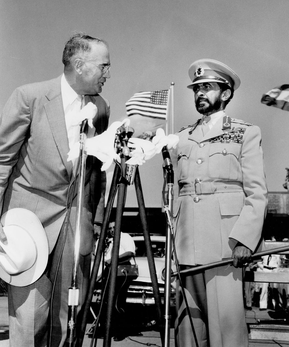 Ethiopian emperor visits campus Ethiopian emperor visits campus