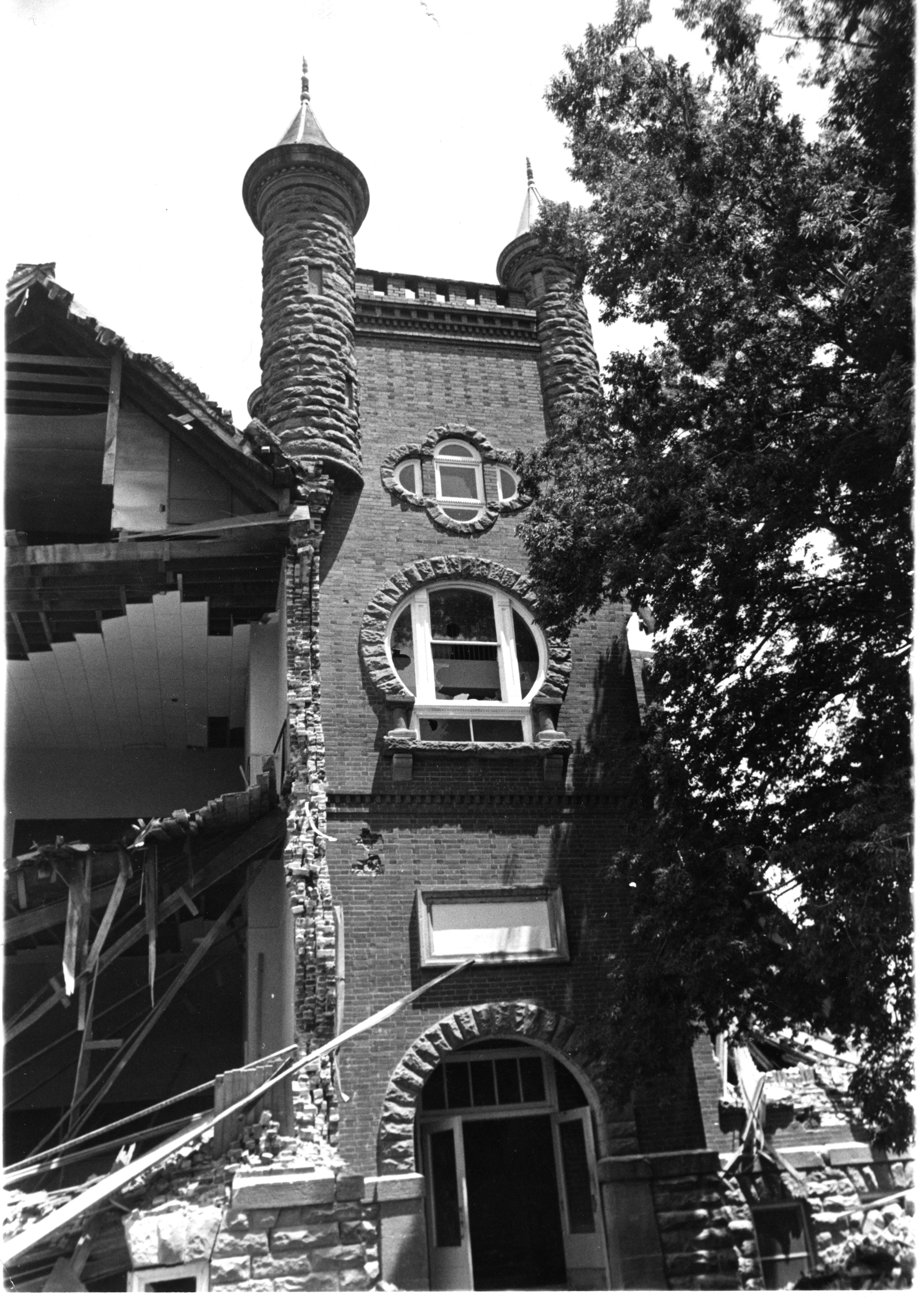 Library Building demolished Library Building demolished