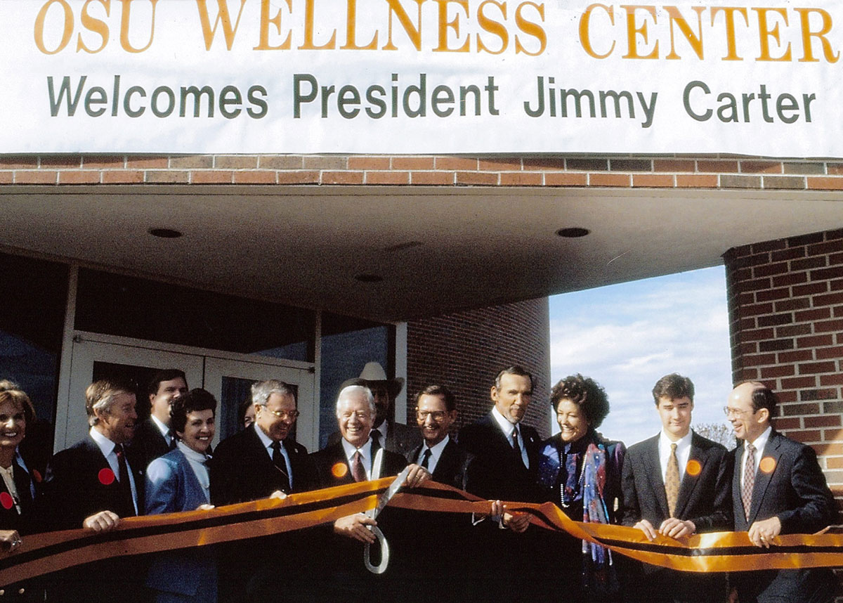 Carter dedicates Wellness Center