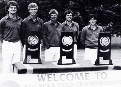 Golf team earns third national championship