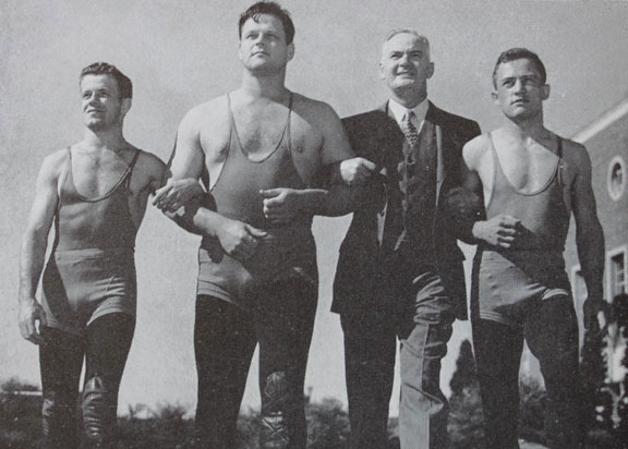 Wrestling champs and Olympic coach Wrestling champs and Olympic coach