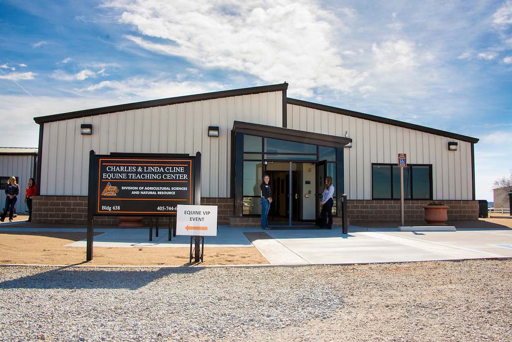 OSU opens the Charles and Linda Cline Equine Teaching Center OSU opens the Charles and Linda Cline Equine Teaching Center