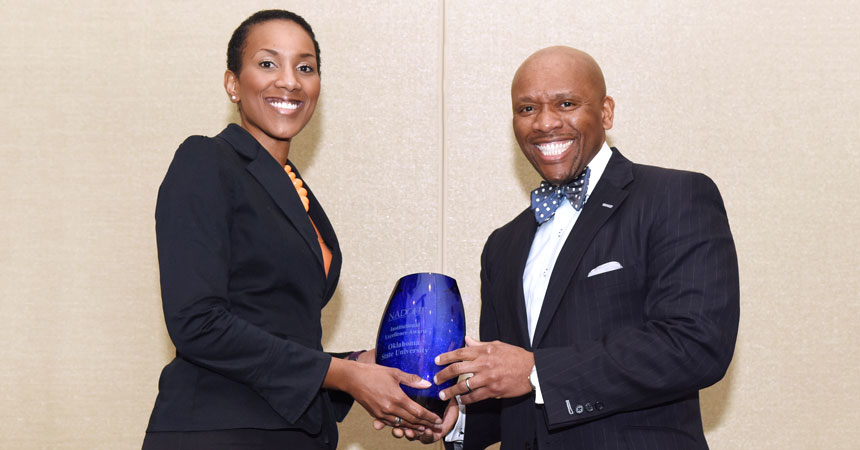 OSU receives excellence award as diversity progress model OSU receives excellence award as diversity progress model